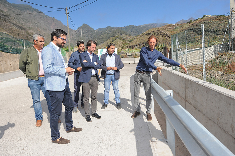 Finalizan las obras para controlar la escorrentía del Barranco La Ladera, en Güímar